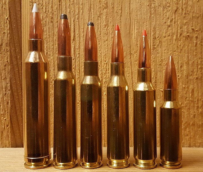 6.5 creedmoor ammunition in different sizes 
