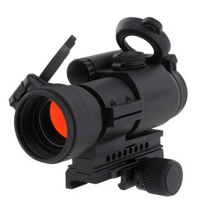 aimpoint pro is 2 minute of angle red dot for accurate target engagement at all distances.Battery type: 3V lithium battery